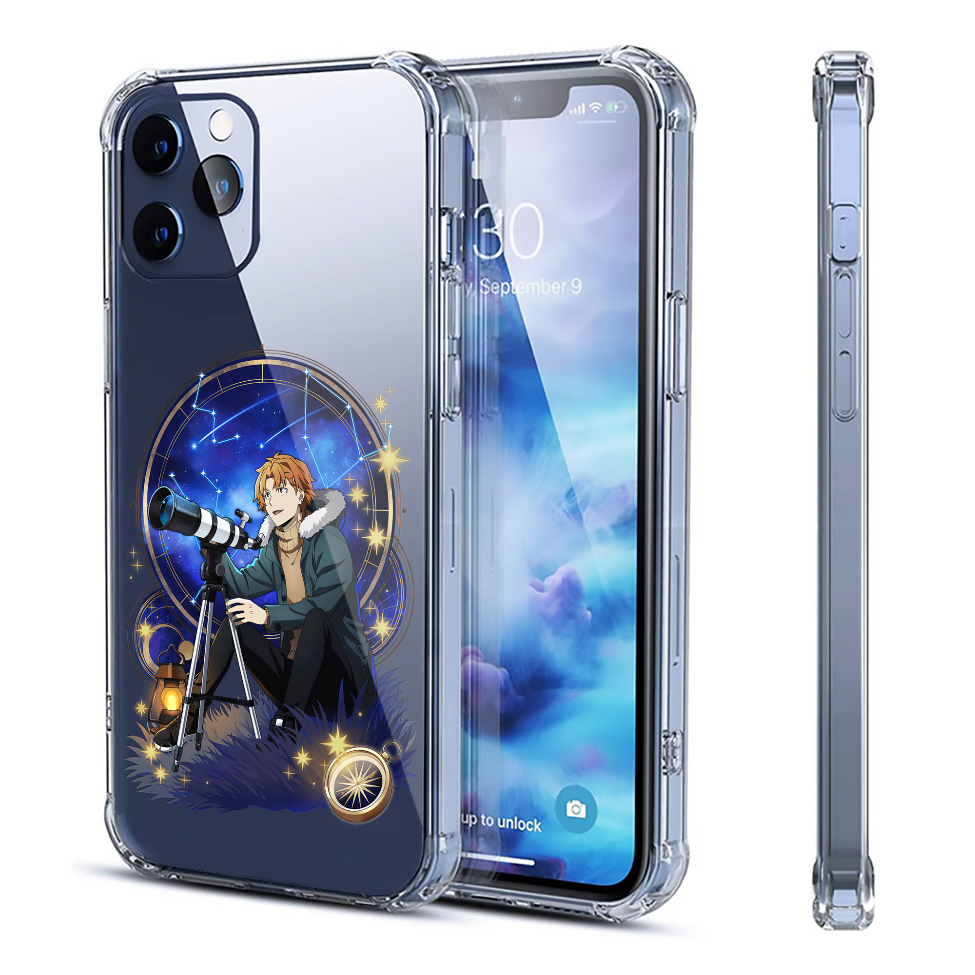 （画像用） 文豪ストレイドッグス Bungo Stray Dogs 【iPhone 12シリーズ対応】透明スマホケース（クリアソフトケース）